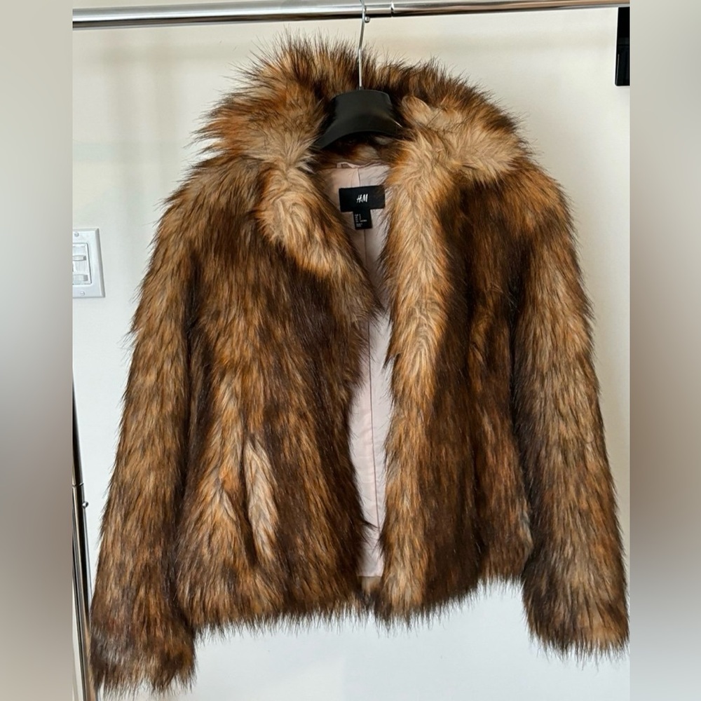 Faux fur jacket